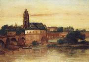 Gustave Courbet View of Frankfurt an Main oil on canvas